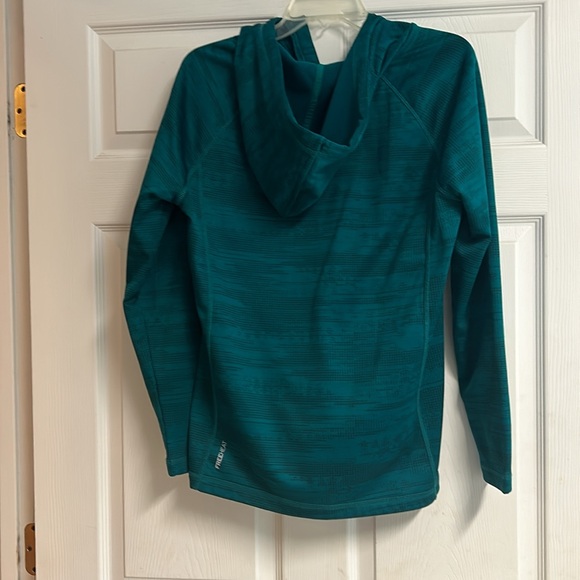 Eddie Bauer turquoise zip up hooded jacket - Picture 7 of 10